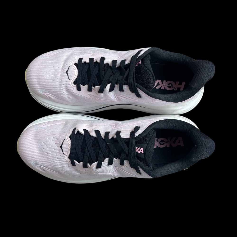 HOKA Clifton 10 Running Shoes Carnation Pink Cushioned Athleisure Trainer Women - Picture 9 of 10